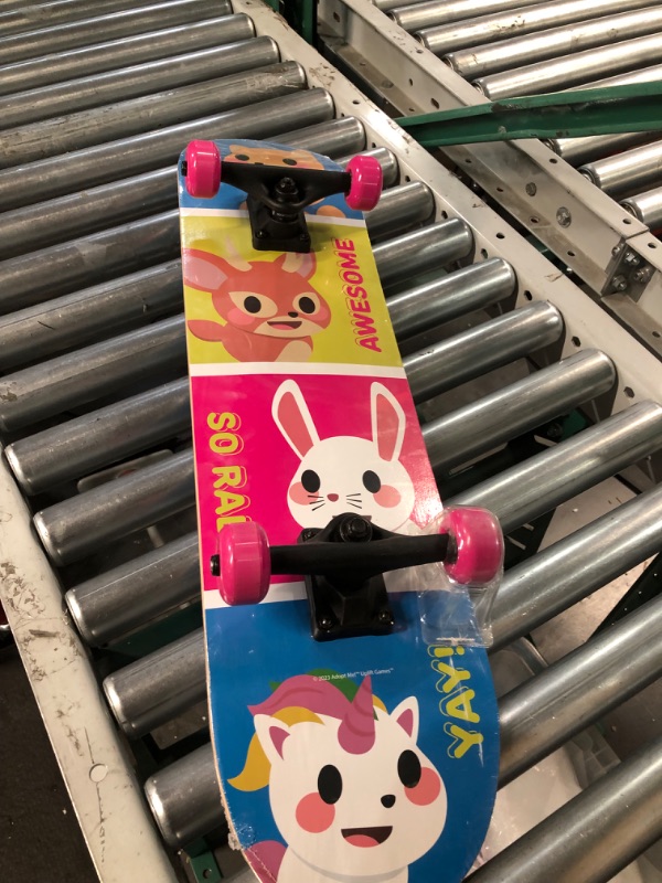 Photo 3 of Adopt Me 31" Skateboard. Great for Kids and Teens Cruiser Skateboard with ABEC 5 Bearings, Durable Deck, Smooth Wheels