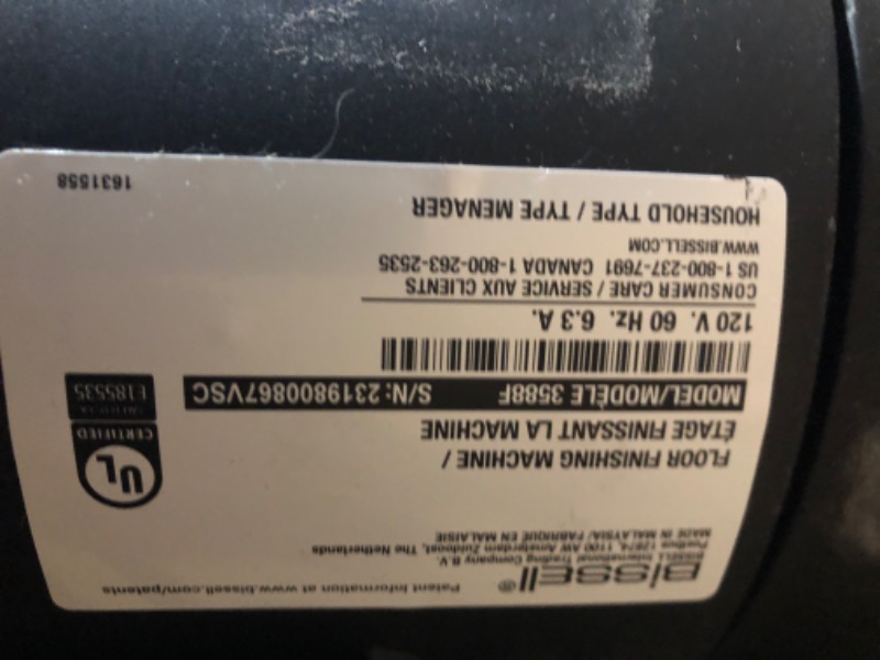 Photo 3 of **READ NOTES BELOW**BISSELL ProHeat 2X Revolution Pet Pro Plus, 3588F, Upright Deep Cleaner New TurboStrength