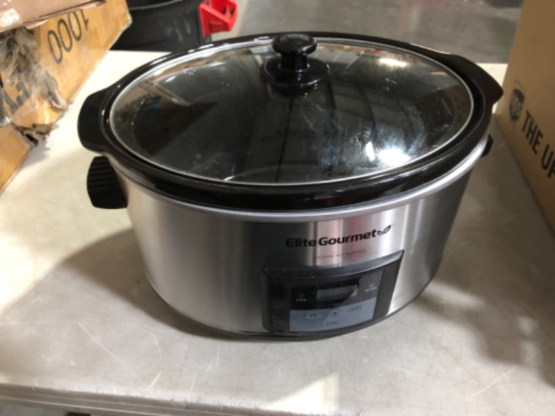 Photo 4 of ***NOT FUNCTIONAL - FOR PARTS ONLY - SEE COMMENTS - NONREFUNDABLE***
Elite Gourmet MST-900D Digital Programmable Slow Cooker