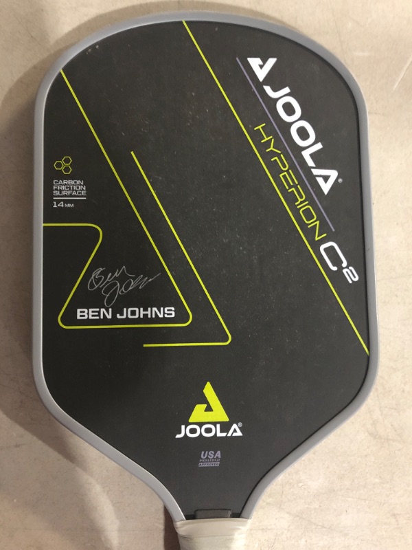 Photo 2 of ***USED*MINOR DAMAGE*SCRATCHES ON EDGES*DIRTY HANDLE***
JOOLA Ben Johns Hyperion C2 Pickleball Paddle - Aero-Curve Hyperion Shape with Charged Surface Technology from The Ben Johns Perseus - Balanced Pickleball Racket with Pop & Power - USAPA Approved 14m