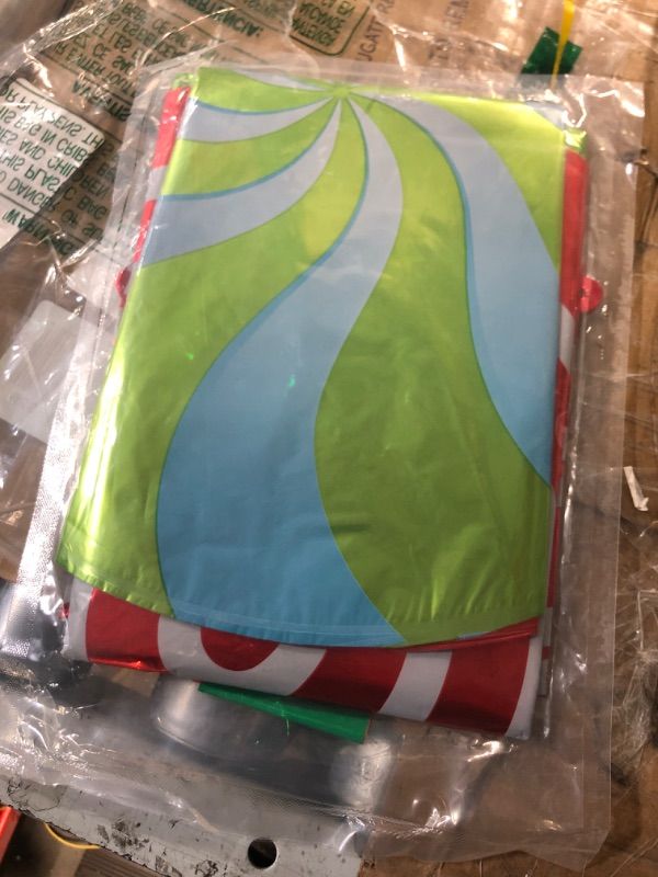 Photo 1 of 30Pcs Christmas Foil Balloons, Large Candy Cane Swirl 