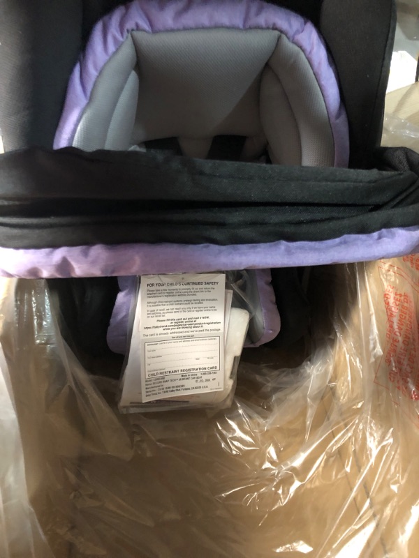 Photo 4 of Baby Trend Secure Snap Tech 35 Infant Car Seat, Lavender Ice 16.5x16.25x28.5 Inch (Pack of 1)