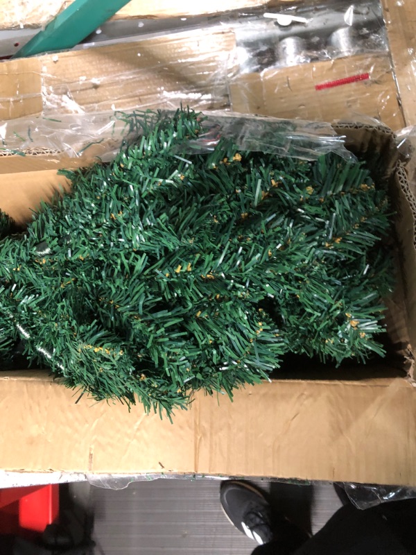 Photo 3 of ***SEE CLERK NOTES***Sunnyglade 4 FT Premium Artificial Christmas Tree 400 Tips Full Tree Easy to Assemble with Christmas Tree Stand (4ft) 