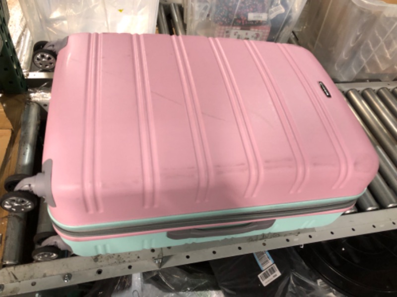 Photo 2 of **NONREFUNDABLE**FOR PARTS OR REPAIR**SEE NOTES**
****STOCK IMAGE FOR SAMPLE****
Rockland Melbourne Hardside Expandable Spinner Wheel Luggage, Mint, 2-Piece Set (24/28) 3-Piece Set (20/24/28) Mint