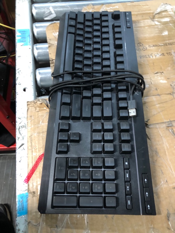 Photo 1 of HyperX Alloy Core RGB – Membrane Gaming Keyboard, Comfortable Quiet Silent Keys with RGB LED Lighting Effects, Spill Resistant, Dedicated Media Keys, Compatible with Windows 10/8.1/8/7 – Black