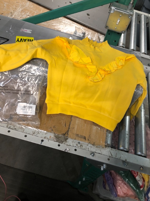 Photo 2 of [STOCK PHOTO]  Crewneck Sweatshirts  5-6 Years Z-YELLOW 