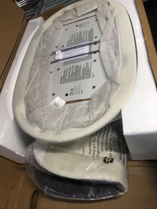 Photo 2 of ***USED - DIRTY - UNABLE TO TEST - LIKELY MISSING PARTS***
4moms MamaRoo Sleep Bassinet, Supports Baby's Sleep with Adjustable Features - 5 Motions, 5 Speeds, 4 Soothing Sounds and 2 Heights