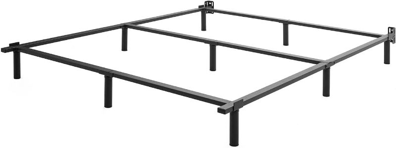 Photo 1 of ****SEE CLERK COMMENT****Mofesun Metal Bed Frame King - Black Metal Platform Bed 9-Leg Base, Tool Free Easy Assembly for Box Spring and Mattress (King)
