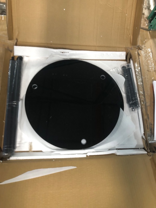 Photo 1 of **MISSING PARTS**SEE NOTES
Convenience Concepts Classic Black Glass Round End Table