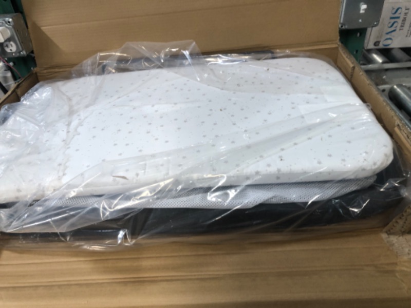 Photo 2 of ***USED - MATTRESS RIPPED - SEE PICTURES***
IKOMZY Baby Bassinets Bedside Sleeper, Bedside Bassinet for Baby, Lightweight Portable Bedside Crib with Airflow Mesh 