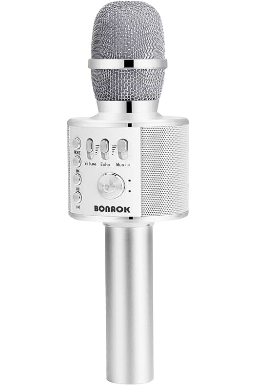 Photo 1 of BONAOK Wireless Bluetooth Karaoke Microphone,3-in-1 Portable 