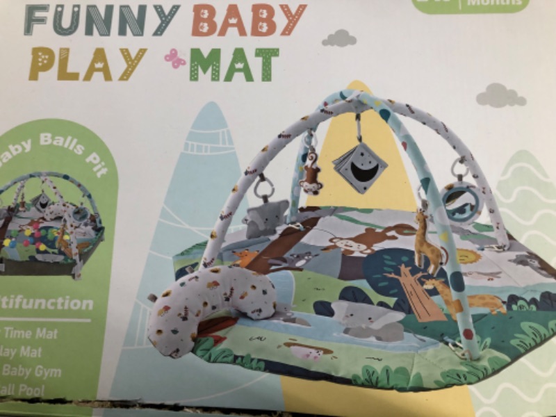 Photo 3 of Baby Gym Play Mat, 8-in-1 Tummy Time Mat