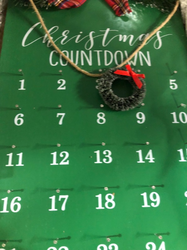 Photo 3 of Christmas Countdown Calendar (Green)