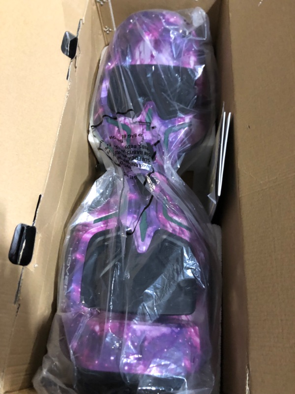 Photo 6 of **PARTS ONLY/SALE FINAL**
**NON-REFUNDABLE** // **SALE FINAL**  Hover-1 H1-100 Electric Hoverboard Scooter with Infinity LED Wheel Lights Galaxy