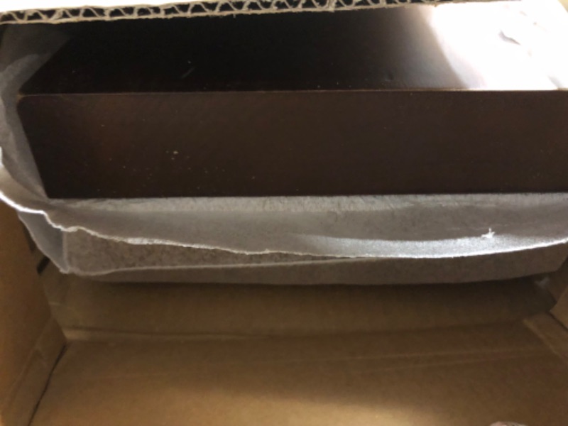 Photo 1 of Floating Shelves 48 Inch, Rustic Wood Wall Mounted Shelves Set of 2