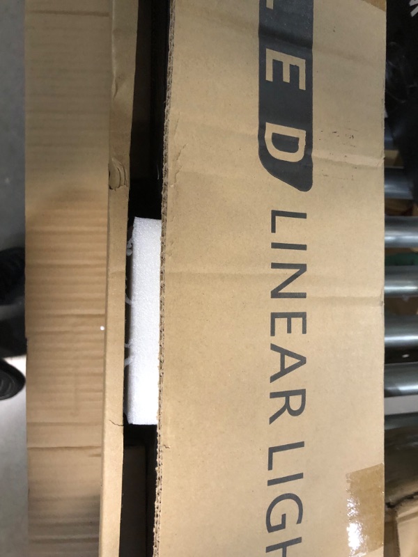 Photo 1 of Barrina LED Linear Light, 0-10V Dimmable Hanging Light Fixtures,