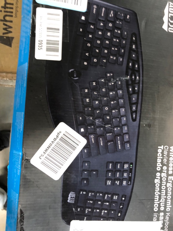 Photo 2 of DeLUX Wired Ergonomic Split Keyboard Mac OS (GM901U-Black)