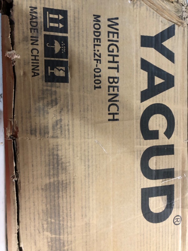 Photo 1 of ***USED - LIKELY MISSING PARTS***
Yagud Weight Bench Press, Adjustable Workout Benches 