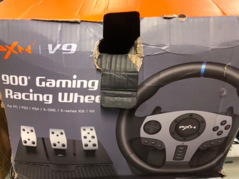 Photo 2 of PXN V9 Gaming Racing Wheel with Pedals and Shifter, Steering Wheel 