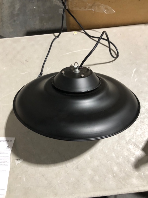 Photo 4 of ***USED - UNABLE TO TEST***
DONYER POWER 1500W Outdoor/Indoor Electric Patio Heater, Ceiling Mounted, Iron 502 black