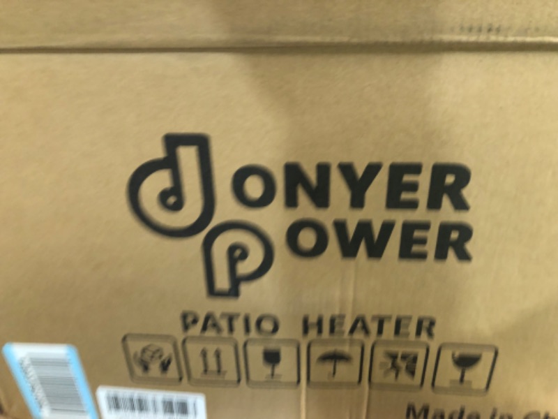 Photo 3 of ***USED - UNABLE TO TEST***
DONYER POWER 1500W Outdoor/Indoor Electric Patio Heater, Ceiling Mounted, Iron 502 black