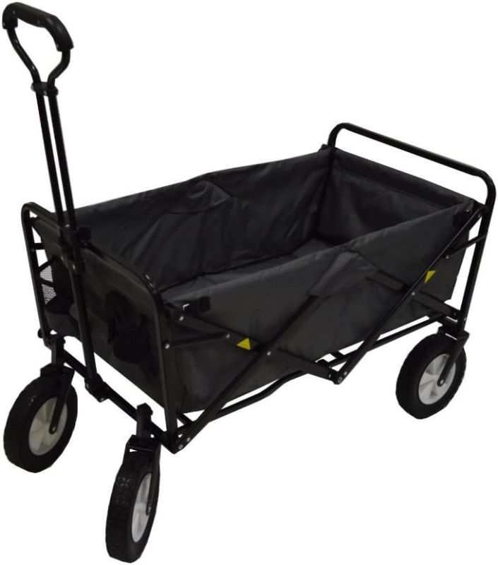 Photo 1 of **USED/DIRTY**
MacSports Collapsible Folding Outdoor Utility Wagon, Grey
