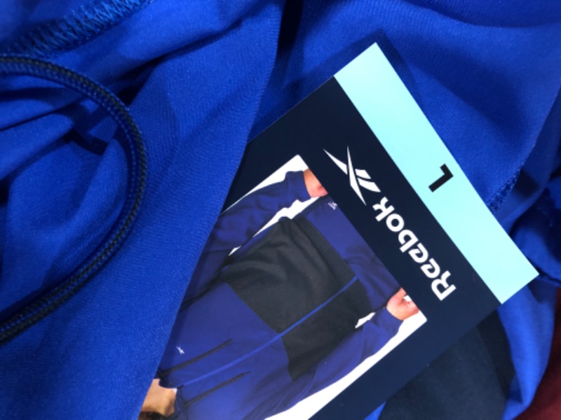 Photo 3 of *SIMILAR TO STOCK PHOTO* REEBOK RUNNING JACKET FULL ZIP VECTOR BLUE