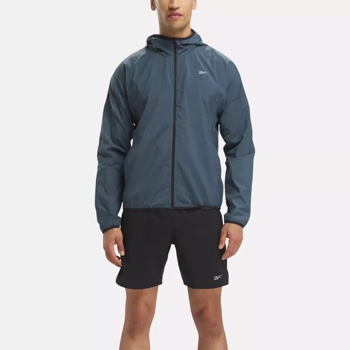 Photo 1 of *SIMILAR TO STOCK PHOTO* REEBOK RUNNING JACKET FULL ZIP VECTOR BLUE