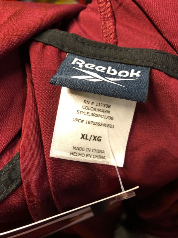 Photo 3 of *SIMILAR TO STOCK PHOTO* REEBOK RUNNING JACKET FULL ZIP VECTOR BLUE