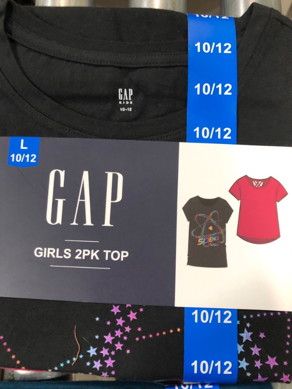 Photo 4 of GAP BOYS 2 PACK OF SHIRTS SIZE 10/12, GIRLS 2 PACK OF SHIRTS SIZE 10/12