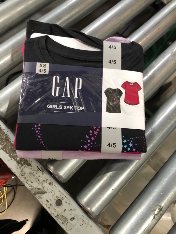 Photo 1 of GAP, GIRLS 4 PACK SHIRTS SIZE 4/5