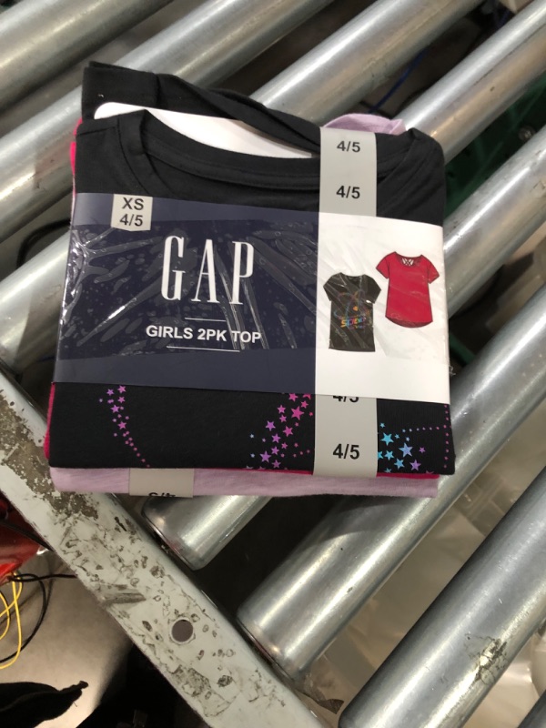 Photo 2 of GAP, GIRLS 4 PACK SHIRTS SIZE 4/5