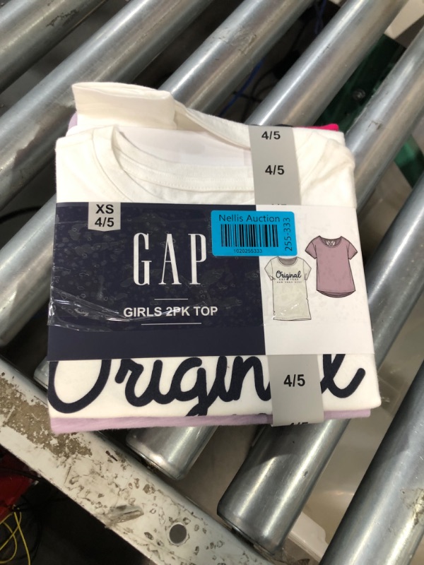 Photo 1 of GAP, GIRLS 4 PACK SHIRTS SIZE 4/5