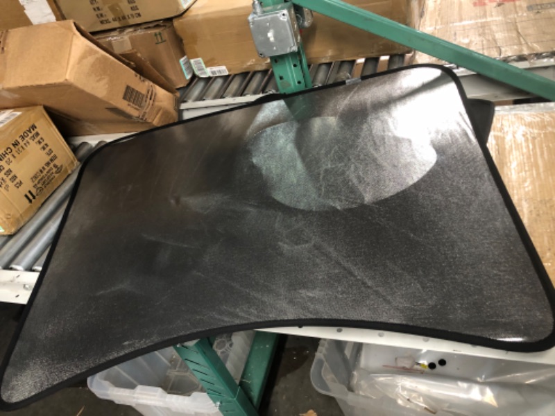 Photo 2 of KUNIST Windshield Sun Shade for Tesla Model Y, Foldable Front Window Cover Tesla Model Y Accessories