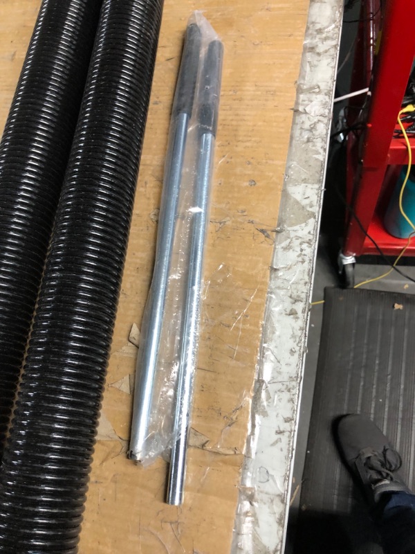 Photo 3 of [READ NOTES]-Junsen Pair of 2" Garage Door Torsion Springs with 2 Non-Slip Winding Bars, High Quality Installation Coated Torsion Extension Spring Replacement Set with a Minimum of 16,000 Cycles (0.207 x 2" x 22")