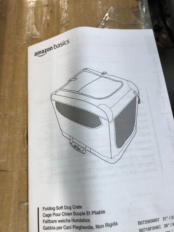 Photo 2 of [READ NOTES]
Amazon Basics Portable Folding Soft Dog Travel Crate Kennel XL - 42"