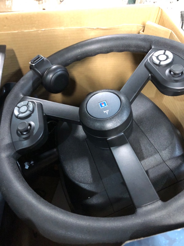 Photo 1 of HORI Farming Vehicle Control System for PC (Windows 11/10) for Farming Simulator with Full-Size Steering Wheel, Control Panel & Pedals