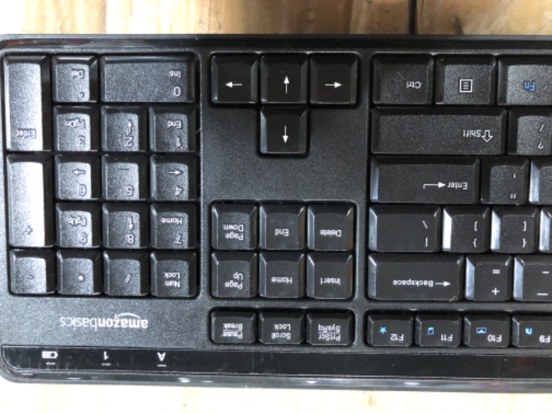 Photo 3 of Amazon Basics Wireless Keyboard-Quiet and Compact-US Layout (QWERTY)