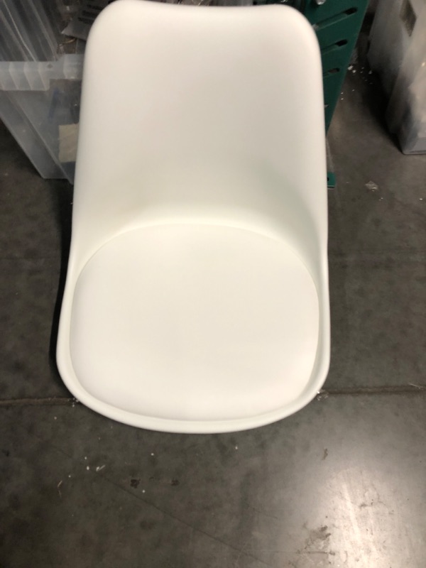 Photo 3 of ***Parts Only***Sweetrcrispy White Dining Chairs Set of 3