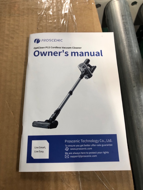 Photo 5 of **NONREFUNDABLE**FOR PARTS OR REPAIR**SEE NOTES**
Proscenic P11 Mopping Vacuum Cleaners for Home, 35Kpa Cordless Vacuum Cleaner and Mop Combo with Touch Screen, Stick Vacuum Equipped 5-Stage Filtration System