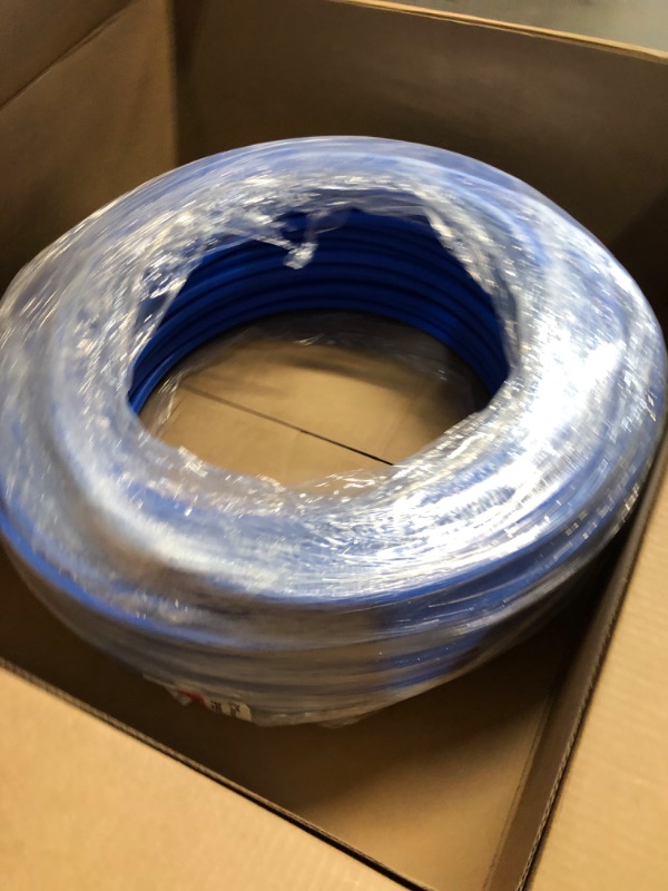 Photo 3 of Happybuy 3/4" PEX Tubing 500Ft Non-Barrier PEX Pipe Red Pex-b Tube Coil for Hot and Cold Water Plumbing Open Loop Radiant Floor Heating System PEX Tubing (3/4" Non-Barrier, 500Ft/Blue) 3/4"x500FT Blue