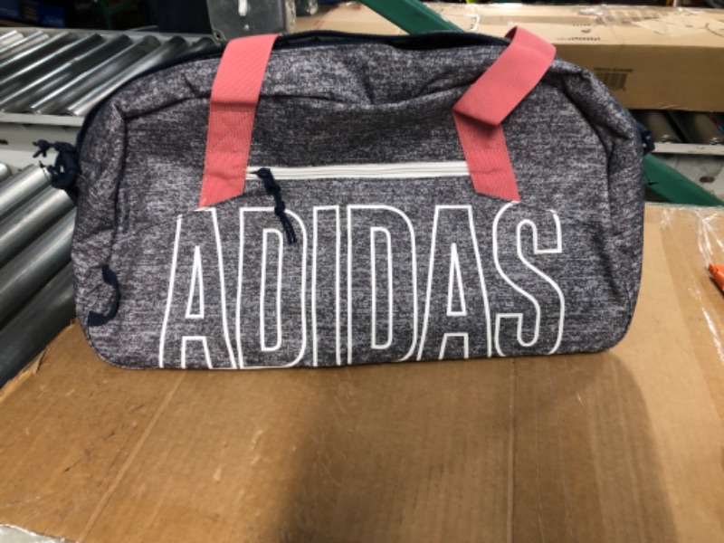 Photo 2 of adidas Graphic Duffel Bag One Size Jersey Onix/Hazy Rose/Crew Navy