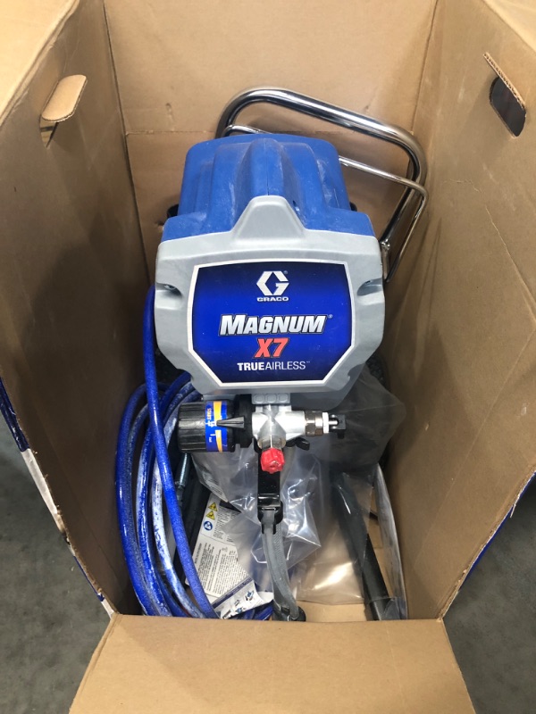 Photo 2 of Graco Magnum 262805 X7 Cart Airless Paint Sprayer, Gray Magnum X7 Airless Paint Sprayer