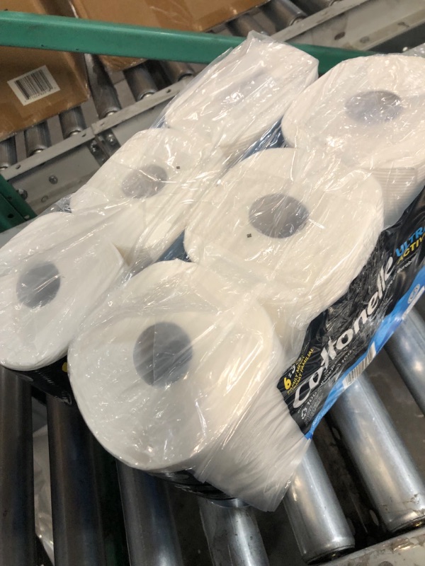 Photo 1 of Cottonelle Ultra Clean Toilet Paper with Active CleaningRipples Texture, Strong Bath Tissue, 6 Family Mega Rolls (6 Family Mega Rolls = 33 Regular Rolls), 388 Sheets per Roll