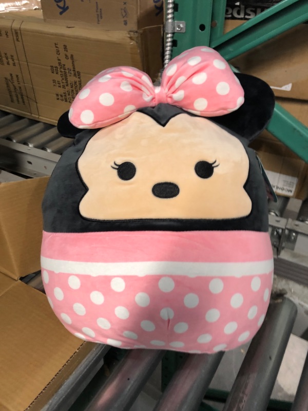 Photo 3 of Squishmallows Official Kellytoy Plush 14" Minnie Mouse - Disney Ultrasoft Stuffed Animal Plush Toy Pink Minnie Mouse