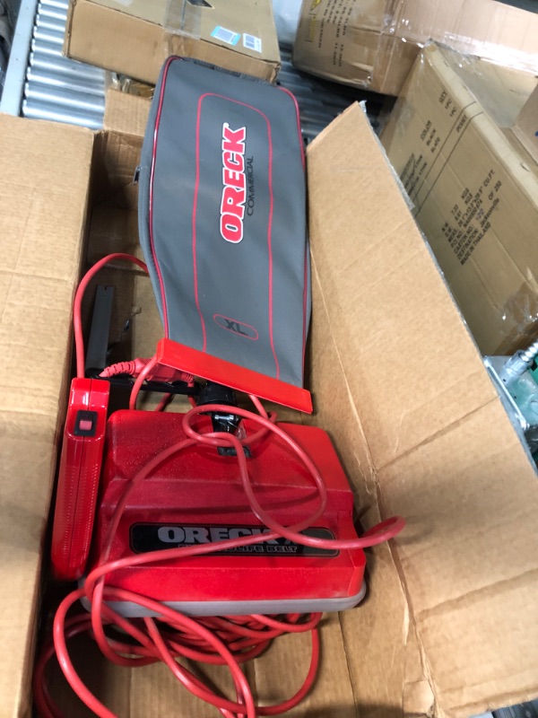 Photo 2 of ***HEAVILY USED AND DIRTY - POWERS ON - UNABLE TO TEST FURTHER***
Oreck Commercial Upright Bagged Vacuum Cleaner, Lightweight, 40ft Power Cord, 