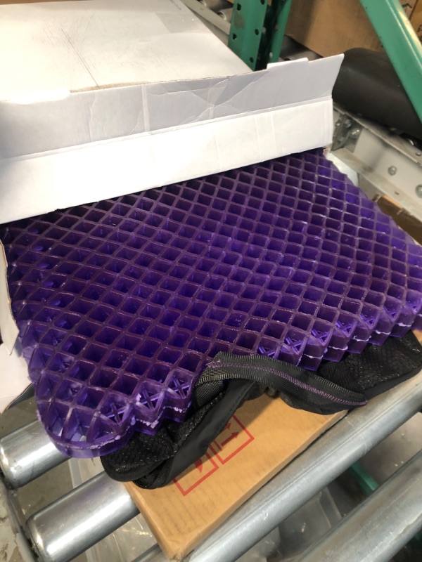 Photo 3 of Purple Royal Seat Cushion - Seat Cushion for The Car Or Office Chair - Temperature Neutral Grid