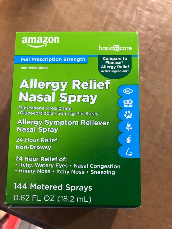 Photo 3 of *expires 03/2024* Amazon Basic Care 24-Hour Allergy Relief Nasal Spray, 0.62 Fl Oz (Pack of 1)