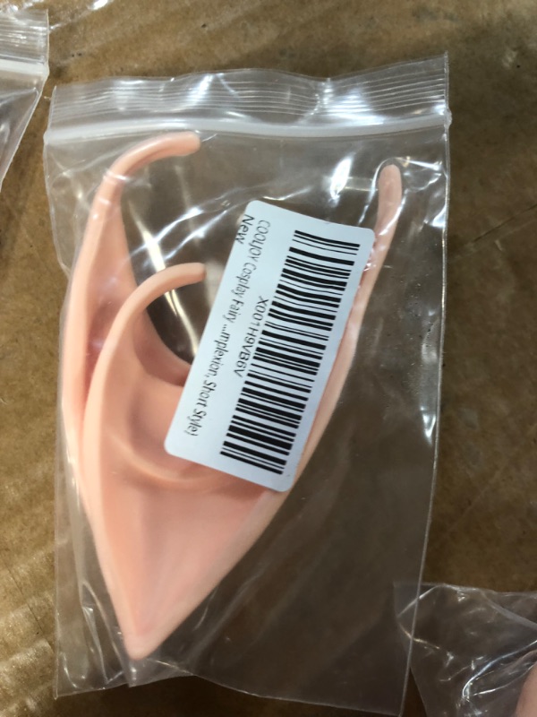 Photo 2 of COOLJOY Cosplay Fairy Pixie Elf Ears (Pack of 3) 