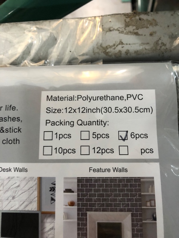 Photo 1 of *stock photo for reference* MORCART 6-Sheet Hexagon Peel and Stick Tile